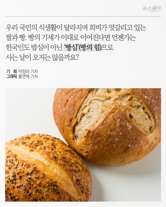 밥심은 옛말···이제 ‘빵심’의 시대? 기사의 사진