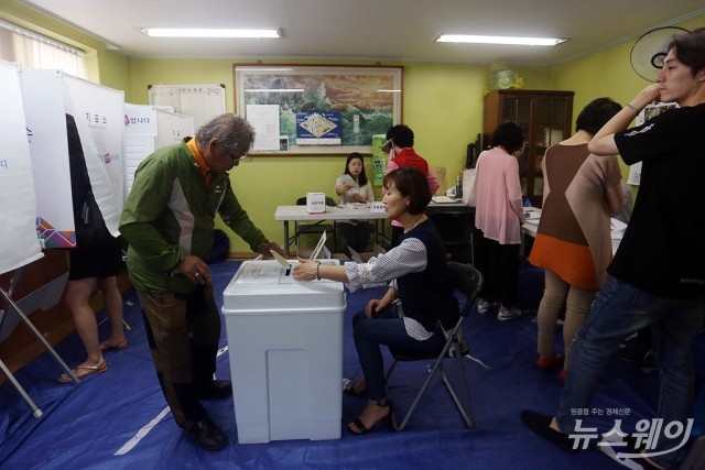 6.13 지방선거 투표. 사진=최신혜 기자 shchoi@newsway.co.kr