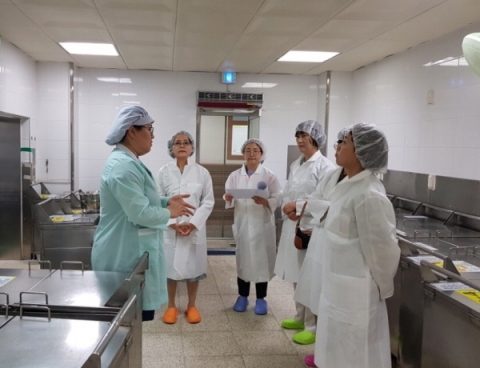 인천서부교육지원청, 간부공무원 학교급식 현장 특별점검