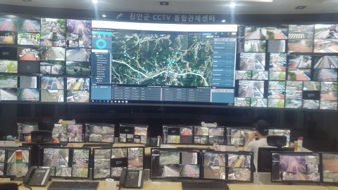 진안군 CCTV통합관제센터, 군민안전 파수꾼 역할 ‘톡톡’