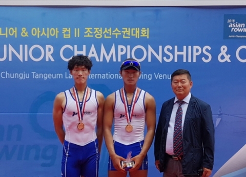 인천항만공사(IPA), ‘2018 조정 아시안컵 조정대회’ 김동현·서재호 3위