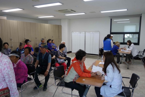 빛고을전남대병원, 함평서 의료봉사 전개