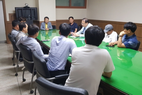 강화군-전문건설협회, 지역경제 활성화 논의...유천호 군수 민선7기 공약사항