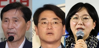이학영·박용진·제윤경 더불어민주당 의원. 사진=연합뉴스 제공