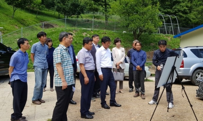 라승용 농촌진흥청장, 진안군 영농현장 방문 기사의 사진