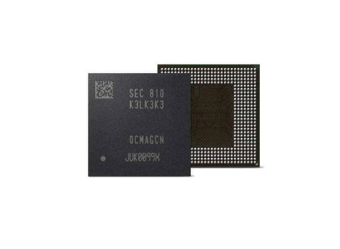 삼성전자, 8GB LPDDR5 D램 패키지. 사진=삼성전자 제공