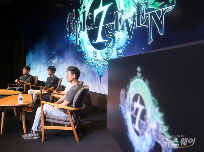 스마일게이트, 모바일 RPG ‘에픽세븐’ 미디어쇼케이스. 사진=이수길 기자 leo2004@newsway.co.kr