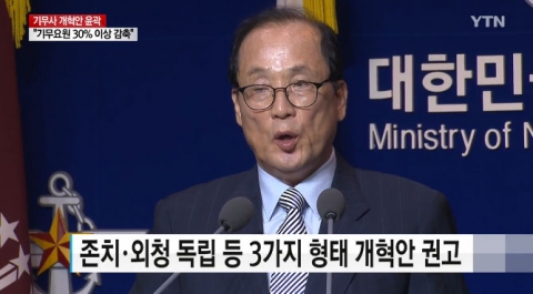 개혁위 “기무사 요원 30% 감축 권고”
