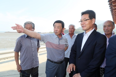권익현 부안군수, 대한민국 대표 힐링섬 위도면 초도방문 진행