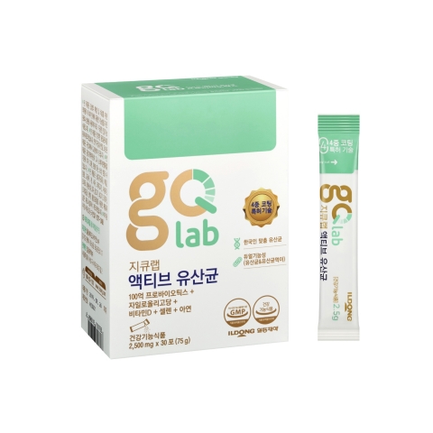 일동제약, 신제품 ‘지큐랩 액티브 유산균’ 출시