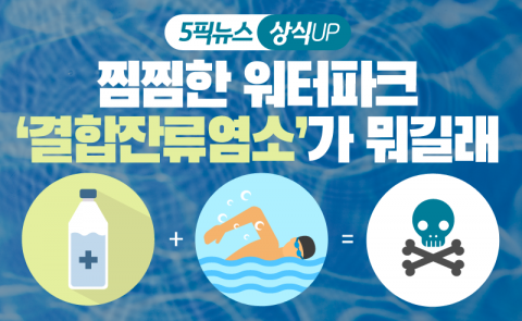 찜찜한 워터파크···‘결합잔류염소’가 뭐길래