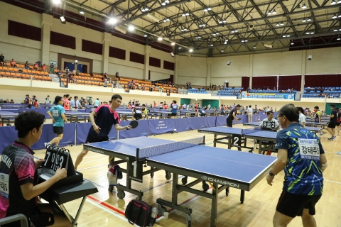 제6회 무주반딧불이배 전국 오픈 탁구대회 성료