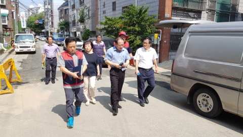  김태정 시흥시 부시장, 태풍 대비 현장점검