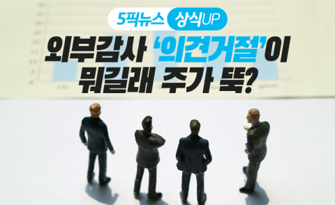 외부감사 ‘의견거절’이 뭐길래 주가 뚝?
