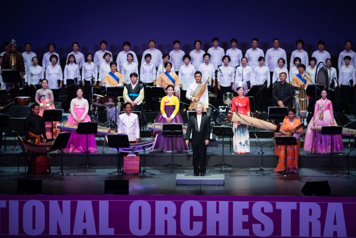 아시아전통오케스트라 공연 모습