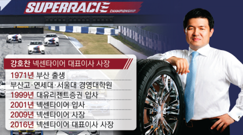 강호찬 넥센타이어 부회장, 모터스포츠 확대 강화