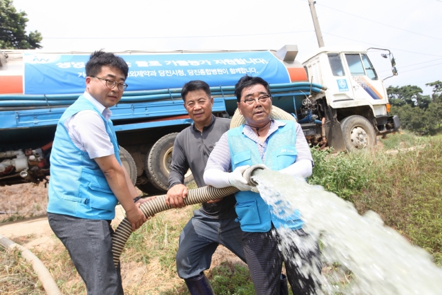 JW그룹, 생명 살리는 물로 폭염·가뭄 피해 농가 지원