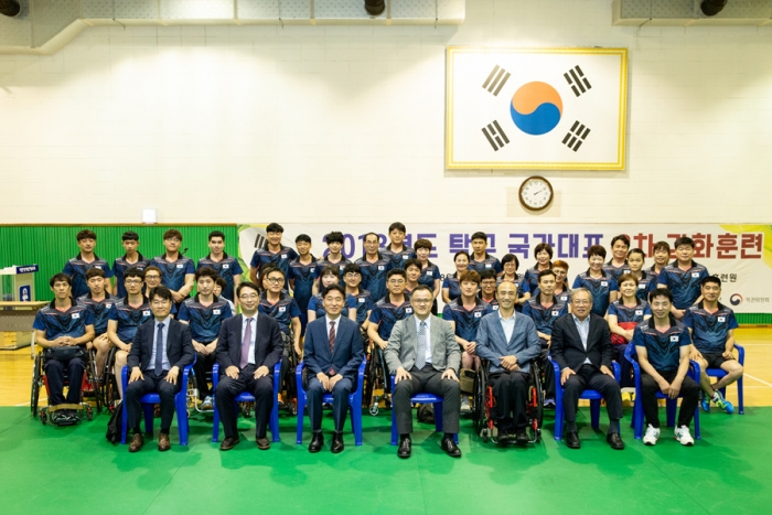 한국 토요타 자동차는 한국 장애인 탁구의 발전을 위해 2017년 11월 대한장애인탁구협회와 협약을 체결하고 올 한해 1억원을 후원하고 있다. 사진=토요타 제공
