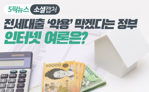 전세대출 ‘악용’ 막겠다는 정부···인터넷 여론은?