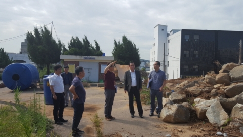 김순호 인천 미추홀구 부구청장, 주안2·4동 재정비촉진지구 현장 방문