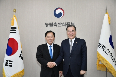 박윤국 포천시장, 농림축산식품부 장관 만나 농업분야 핵심사업 국비지원 요청