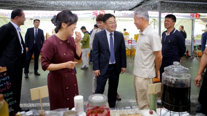 장영수 군수 관계자 격려