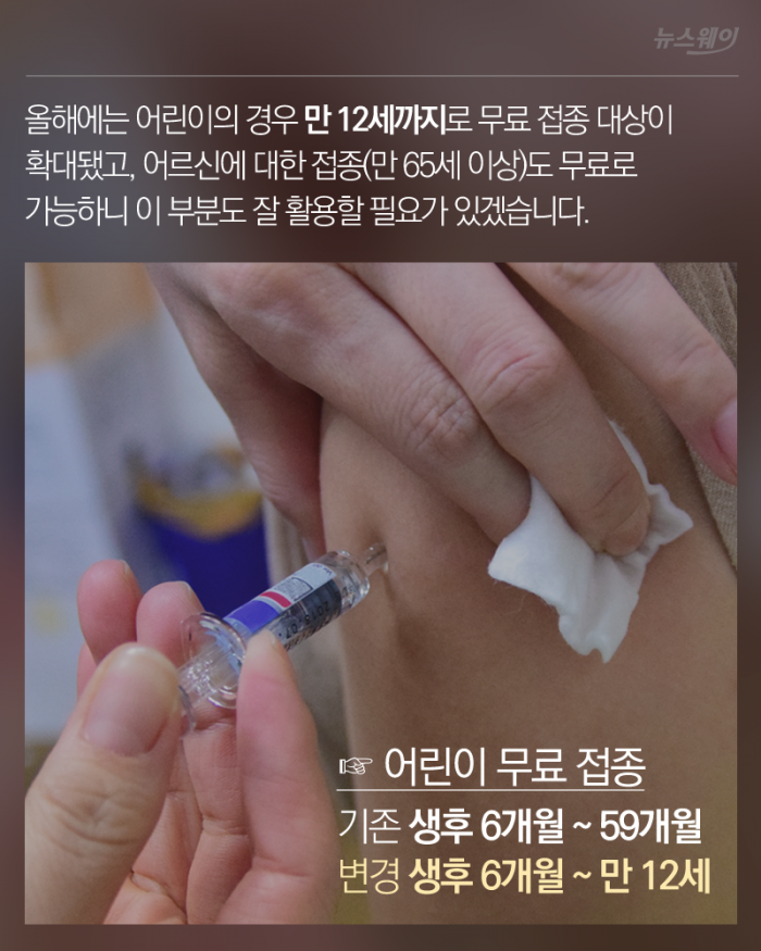 독감 백신 맞으면 혹시, 감기 예방 효과도? 기사의 사진