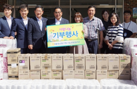 농협은행 전남영업본부, 추석명절 사회복지시설 위문