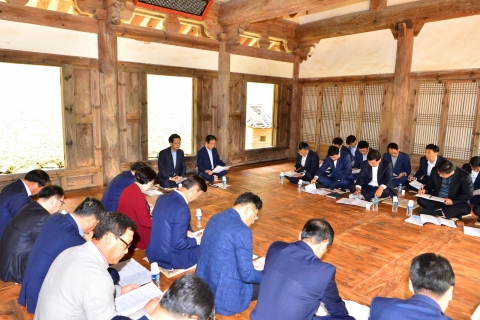 고창군, 현안회의 고창읍성 동헌에서 개최