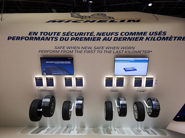 미쉐린은 프랑스 파리모터쇼에 미래형 콘셉트 타이어를 공개했다. 사진=미쉐린 제공