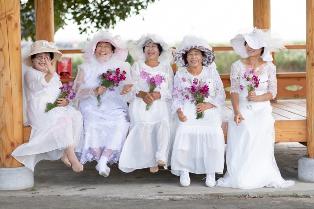 김제시  금구면 두월노을마을, 작은 결혼식 이벤트 진행