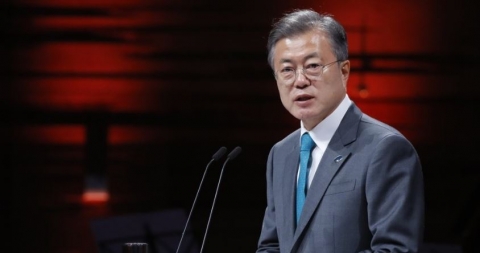 문 대통령 코펜하겐 P4G회의 기조연설···“기후변화 대응 아시아 참여, 국제협력 이뤄져야”