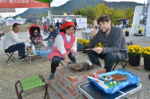 순창발효소스 순창장류축제장에서 인기몰이