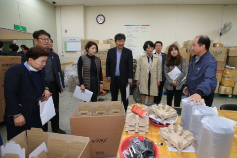 부천시의회 행복위, 장애인직업재활시설·보건소 현장 방문