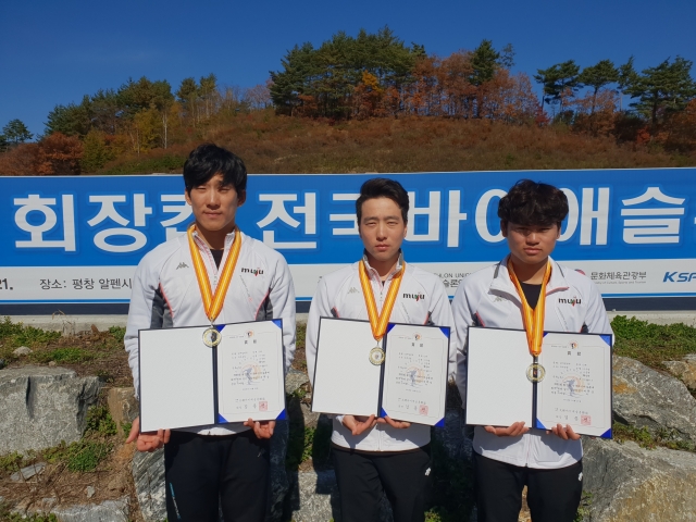 무주군청 바이애슬론 팀, 제35회 하계 회장 컵 전국바이애슬론 대회서 메달 획득