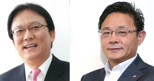 박근희 CJ주식회사 공동대표(왼쪽)와 최병환 CJ CGV 대표. 사진=CJ그룹
