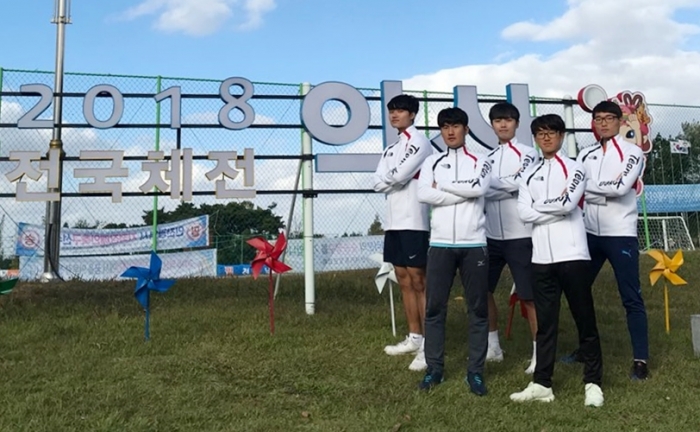 전국체전참여 코치학생들