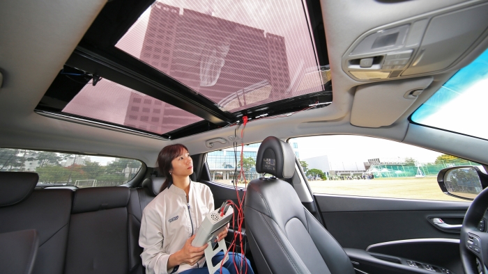 현대기아차, 솔라시스템 공개···태양광으로 차가 움직여 기사의 사진