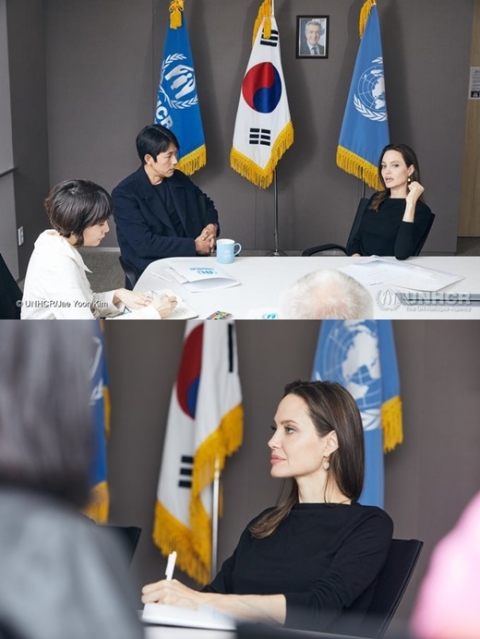 안젤리나 졸리 방한, 배우 정우성 만난 이유는?