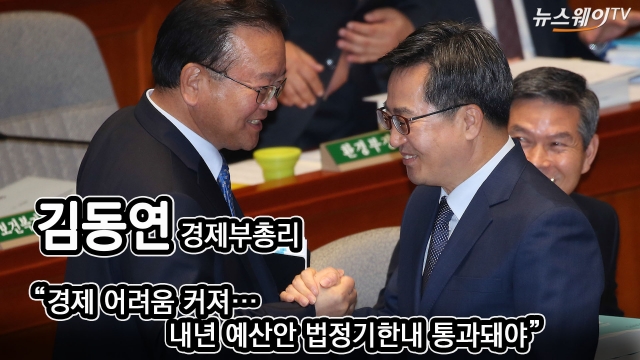 김동연 “경제 어려움 커져···내년 예산안 법정기한내 통과돼야”