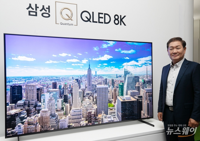 삼성전자, ‘QLED 8K TV’. 사진=이수길 기자 leo2004@newsway.co.kr
