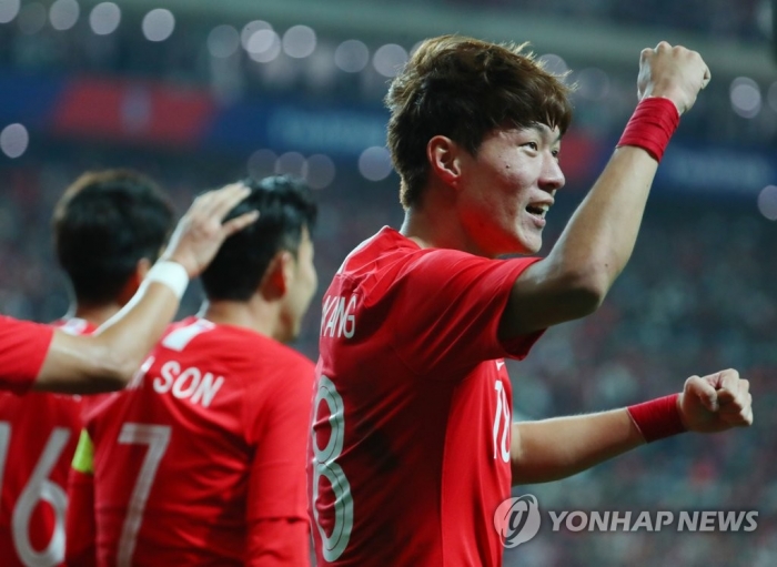 대한민국 축국대표팀 황의조 선수. 사진=연합뉴스 제공