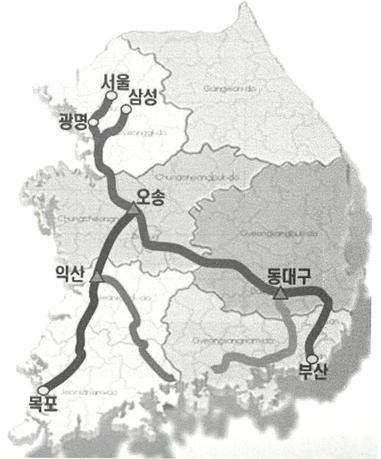 익산역, 남북철도 시발역 후보지로 제안 기사의 사진