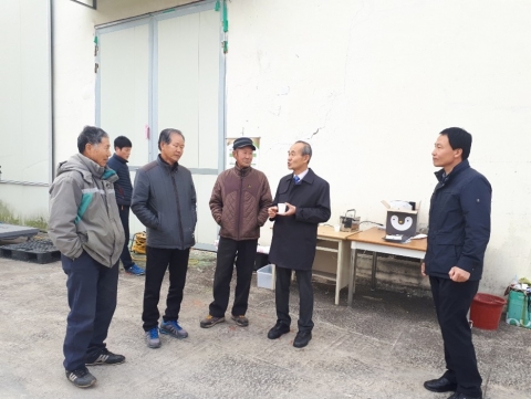 박준배 김제시장, 공공비축미곡 매입현장 방문·격려
