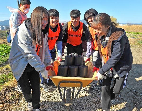  경북대 연탄나눔 봉사활동 기사의 사진