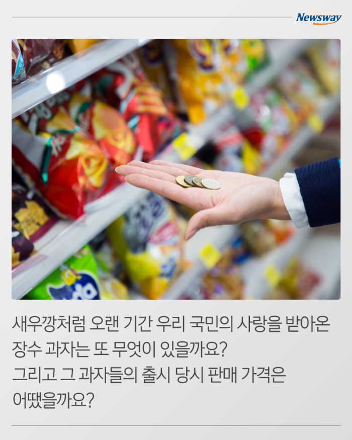 ‘최소 마흔’ 인기 장수 과자들, 그땐 얼마? 기사의 사진