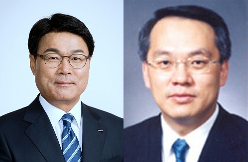 최정우 포스코 회장(왼쪽), 김용환 현대제철 부회장