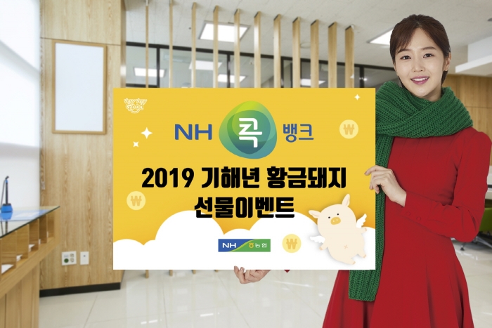 2019 기해년 황금돼지 선물이벤트 홍보 모습