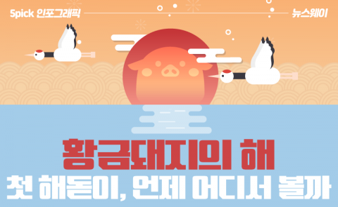 ‘황금돼지의 해’ 첫 해돋이, 언제 어디서 볼까
