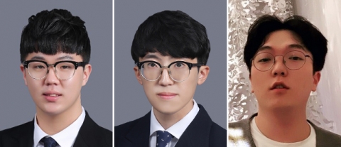 공간디자인대전 대상 수상자-왼쪽부터 오영탁, 김재영, 박경노 군